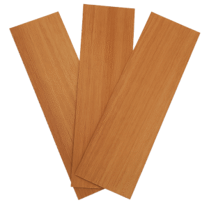 Iroko, Solid veneer