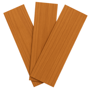 Teak, Solid veneer