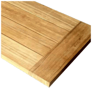 Teak, lumber soft wood